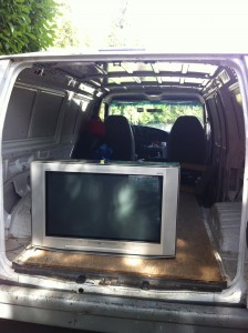 Sam's Small moves - TV Removal & Recycling - Vancouver - big screen TV recycling Vancouver